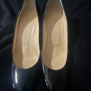 Chic Black Patent Leather Heels